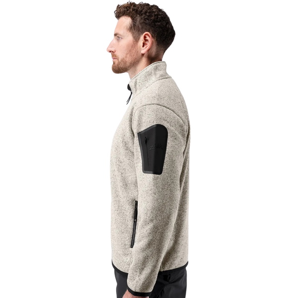 2026 Zhik Mens Knit Fleece JKT-0059-M-LGY - Light Grey